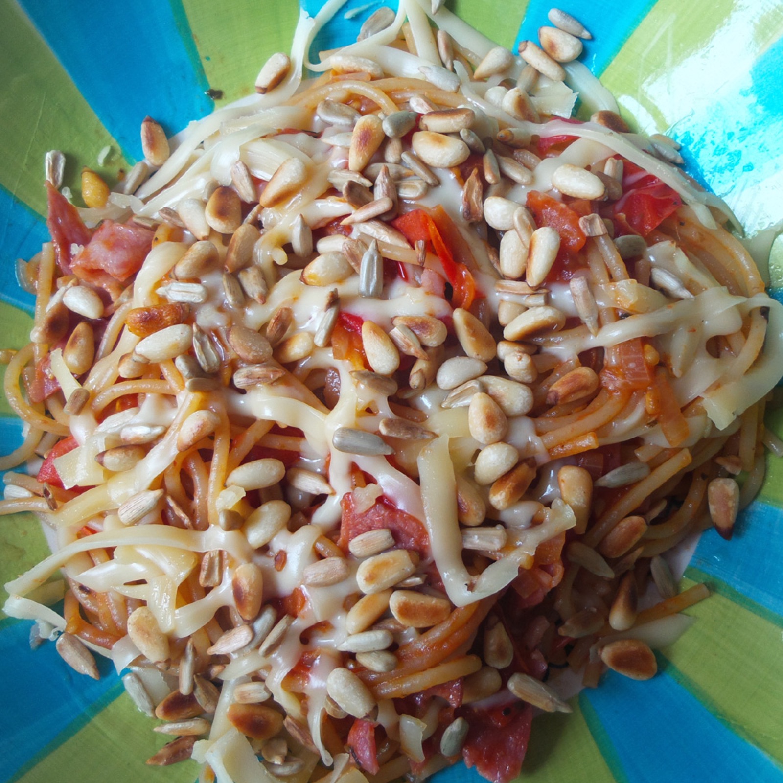 Spaghetti met tomaten